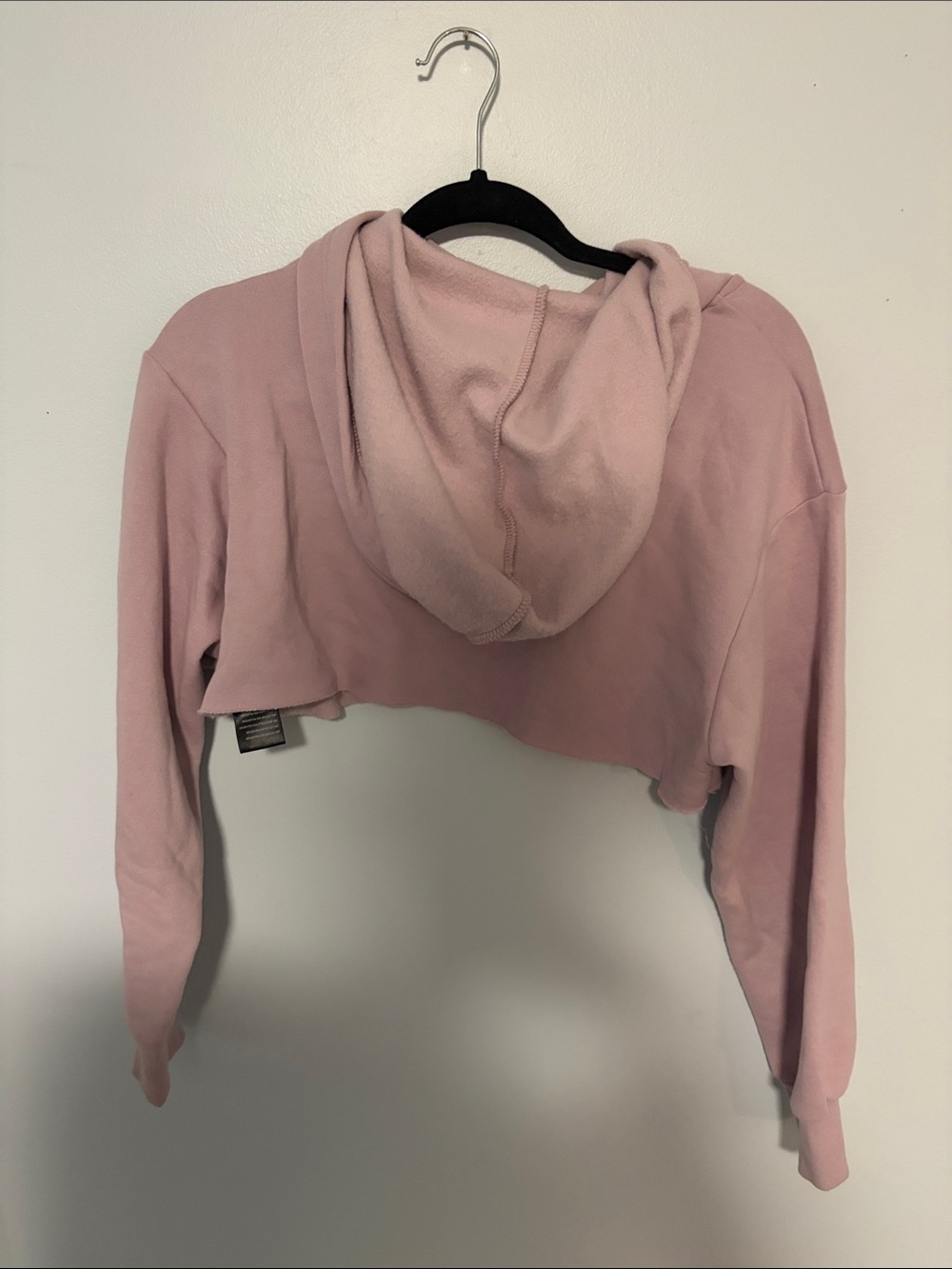 BDG Dusty Pink Cropped Hoodie - Picture 2 of 2